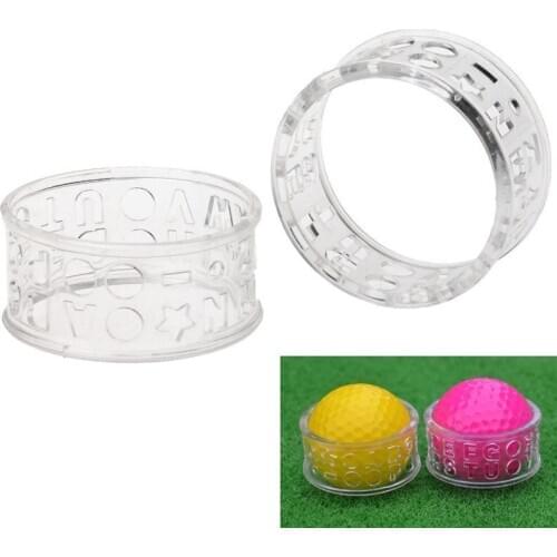 Golf Training Aids Golf Ball Letters Alphabet Liner Line Marker Transparent Template Monogrammer Drawing Mark Tools 1pc