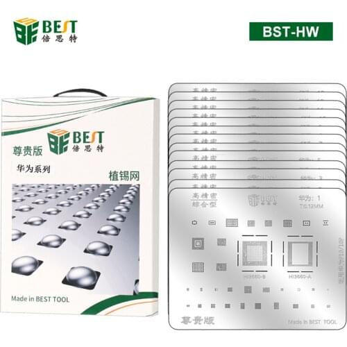 Universal IC Chip Ball BGA Stencil Plant Tin Soldering Net For Huawei P40/P30/P20 Mate 40/30/20 Series Phones Motherboard Repair