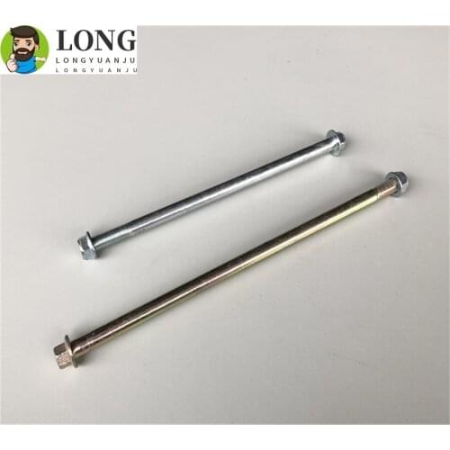 Universal 10mm Motorcycle electric vehicle battery scooter front axle shaft M10x180 220 240 260mm axle rear fork shaft hub shaft