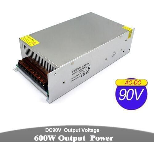 Universal Switch power supply 90V 6.7A 600W Driver Transformer 110V 220V AC DC90V SMPS For Stepper Motor Machinery Equipment