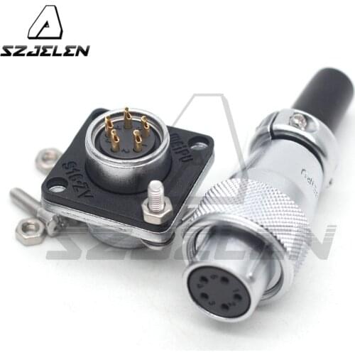 WEIPU WS16- 5 pin metal waterproof connector,Female plug male socket,can be used in industry, aviation, communications, etc
