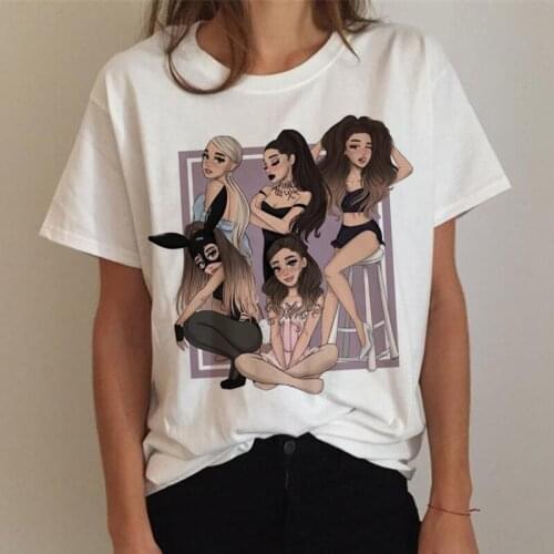 Women Tshirt Summer Fashion Women Tops Tee Funny Cartoon Girls Print T-shirts Loose Female Tee Women T-shirts Gprahic Tee