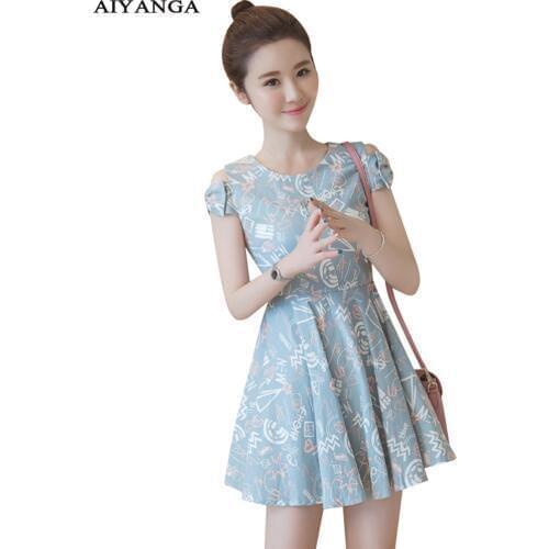 Summer Dress Women 2019 Slim Cotton Linen Dresses Female Casual Streetwear Off Shoulder Short Sleeve Mini Sexy Party Dress