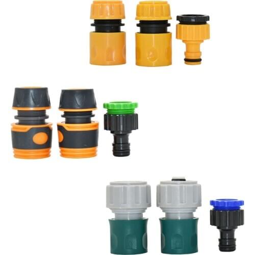1pcs 1/2 3/4 inch Garden Water Hose Connectors Kit 16mm 20mm Hose Fittings Garden Irrigation System Adapter