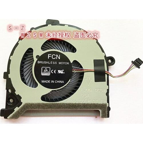 WZSM New CPU Cooler Fan For Dell Inspiron 13 5370 Vostro 14 5471 0RV0CY RV0CY DFS531005PL0T FJMB 5V 0.5A Radiator