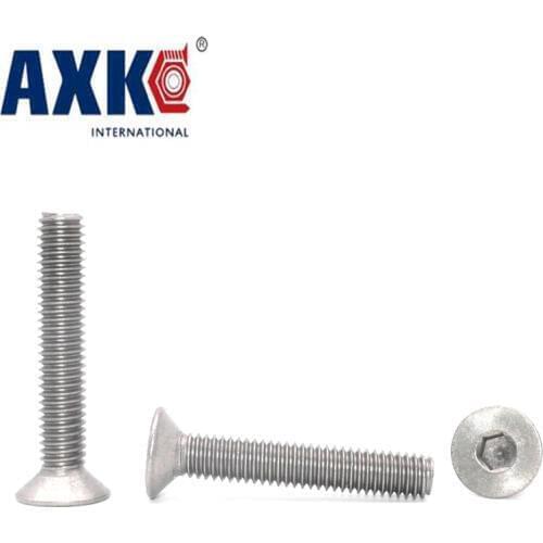 5/16-18 5/16-18*1-1/2 5/16-18/*2 1-1/2" 2" 304 Stainless Steel UNC Coarse Thread Bolt Hexagon Socket Countersunk CSK Head Screw