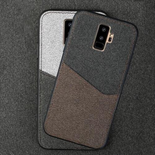 Phone case For Samsung Galaxy S10 7 edge S8 S9 Plus case canvas Stitching back cover For Note 10 9 A70 A7 A8 J5 J7 2017 case