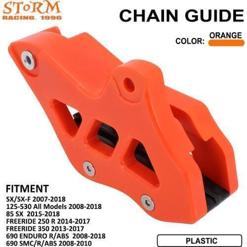 CNC Plastic Motorbike Protector Chain Guard Guide For KTM SX SX-F 125 250 350 450 505 525 530 SX85 FREERIDE ENDURO SMC R ABS 690