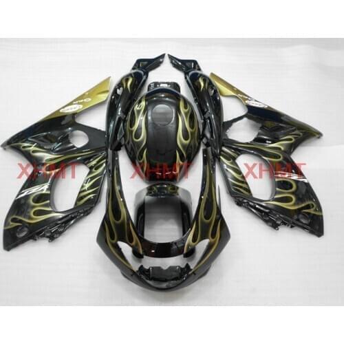 For Thundercat 1997 - 2007 Abs Fairing for YAMAHA YZF600R 98 99 Full Body Kits Thundercat 00 01 Black Yellow Frame Fairings