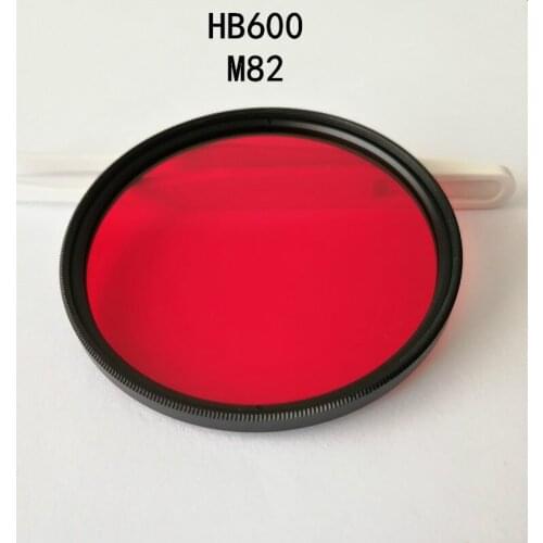 M82 Cut-Off Filter Lens Red Optical Glass Hb600 600Nm Rear Transmission
