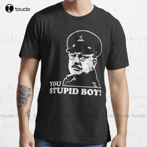 New You Stupid Boy Dads Army T-Shirt White Shirts S-5XL workout shirts for women Unisex