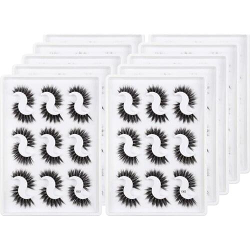 Wholesale Mink Eyelashes 27/45/90 Pairs 3d Mink Lashes Bulk Natural False Eyelashes Fake Eyelashes Makeup Lashes Bulk Items