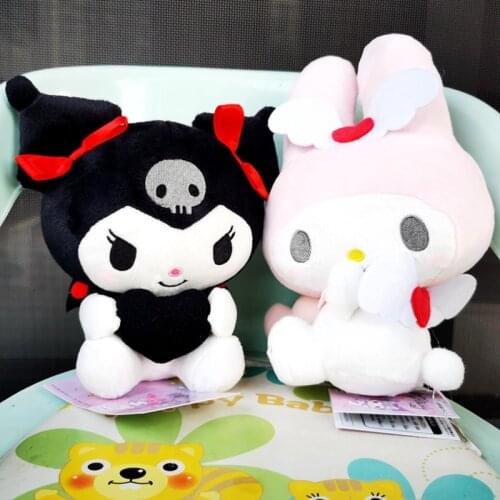 Cute 20cm Kuroml Melodl Plush Toys Stuffed Animal Soft Doll Cartoon Anime Kids for Girl Birthday Gift