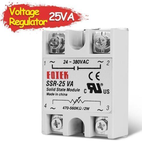 Shift Module SSR-25 VA Voltage Regulator Single Phase Solid State Relay Volt Regulator Fully Isolated Resistance