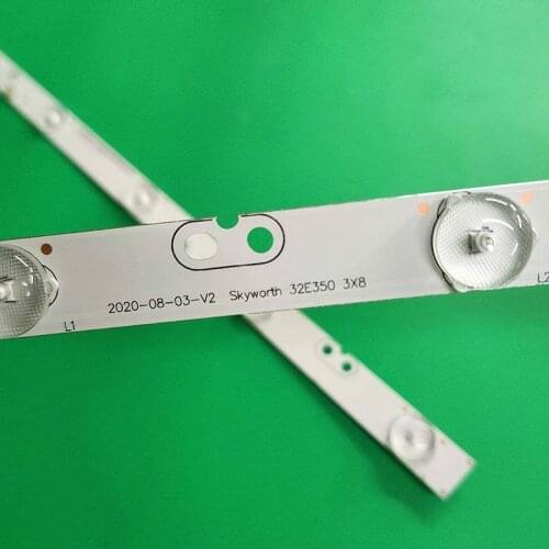 Optical Lens Fliter TV for SKYWORTH 32_3X8 Monitor Panel SH32MJE8MY3024000235 8-LEDs 595mm