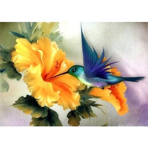 Complete mosaic pattern 5D diamond painting DIY bird diamond art embroidery home decoration flower cross stitch new year gift