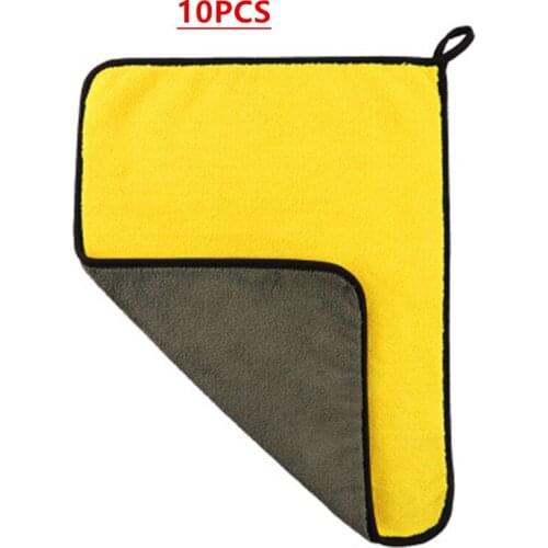 10/5Pcs Extra Soft 30x60CM Car Wash Microfiber Towel Car Cleaning Drying Cloth Car Care Cloth Detailing Car WashTowel NeverScrat