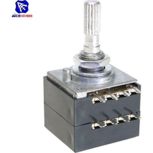 Rotary Potentiometer 50K / 100K LOG ALPS RH2702 Audio Volume Control Pot Stereo W Loudness L