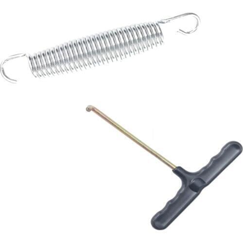 Stainless steel Trampoline Spring Pull Tool T-Hook Trampoline Install Your Jump Pad Hand Pull Tools