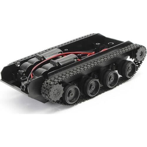 Rc Tank Smart Robot Tank Car Chassis Kit Rubber Track Crawler For Arduino 130 Motor Diy Robot Toys For Children