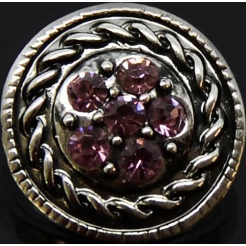 Hot Sale Alloy Button Charms Snap Jewelry Wholesale