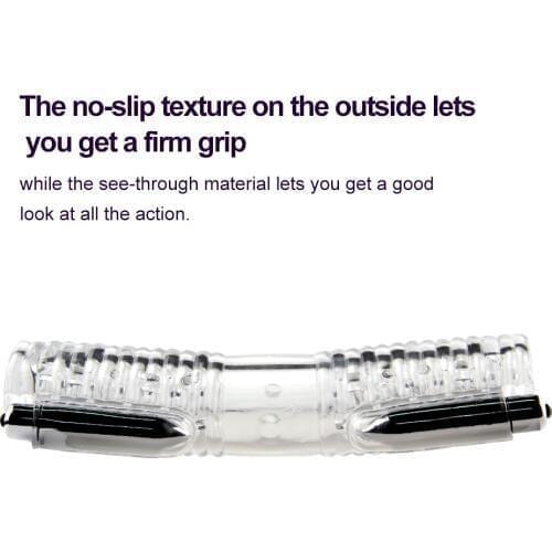 LOAEY Double Stroker Adult Sex Toy Men Penis Massager 2 Male Masturbator Trainer Gay Homosexual Love Couple Vibrator