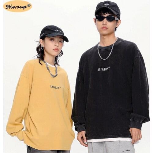 Мужские длинные футболки STIWAUP China At AliExpress