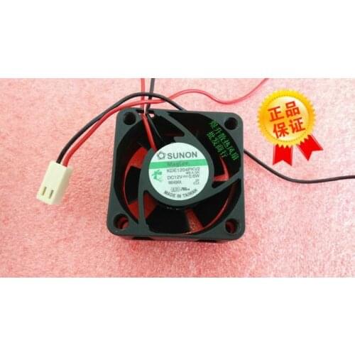 SUNON 4020 4cm DC 12V 0.6W 40*40*20MM KDE1204PKV2 2-line Magnetic Levitation Silent Cooling Fan