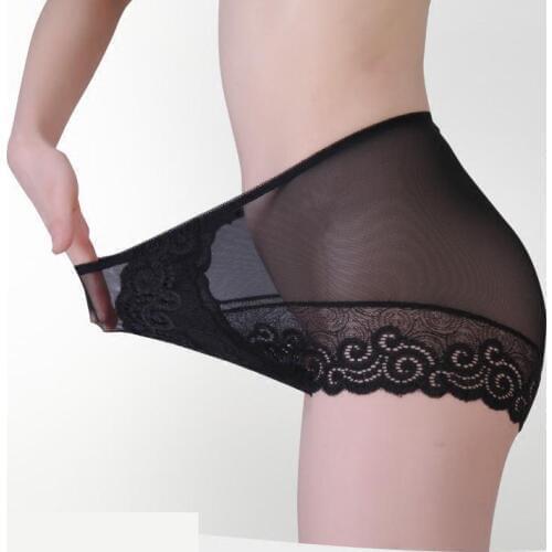 Mozhini womens sexy lace panty fashion seamless briefs big size XL 2XL 3XL Intimates Sexy briefs Womens Panty Mother Underwear