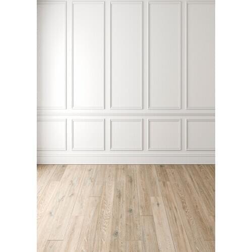 White Brick Wall Backdrop for Photography Vinyl Wood Floor Newborn Photographyic Background Photophone heardboard