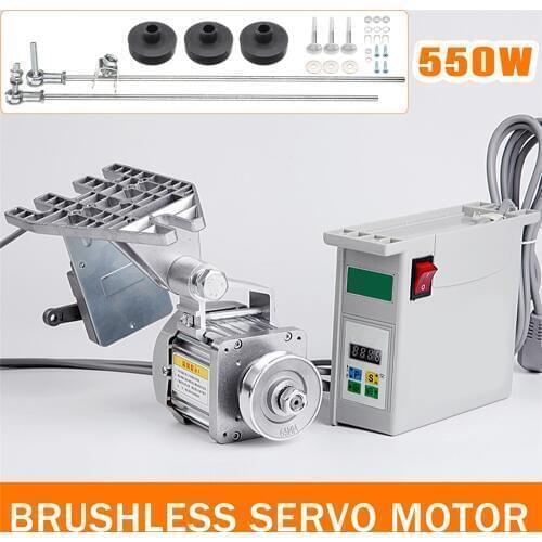 220V 550W High Precision Mute Brushless Servo Motor Sewing Machine Tools Parts Low Noise Drive Energy Saving 2019 New