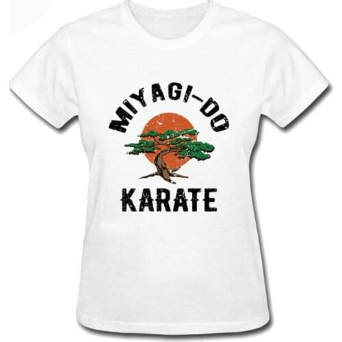 Miyagi Do Karate The Karate Kid Cobra Kai Harajuku Women Lady Casual Black Hip Hop Female Graphic Short Sleeve Tee Shirts S-XL