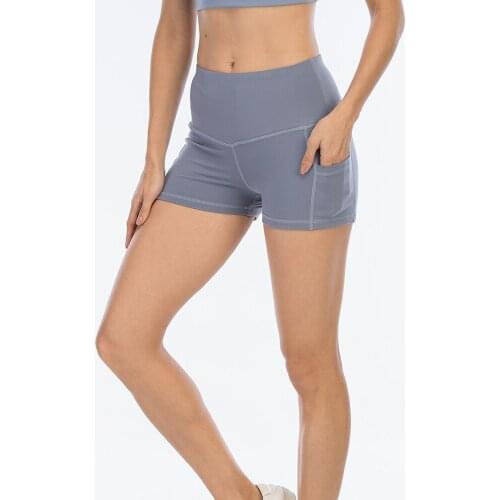 Women Yoga Shorts Sports Running Sportswear Fitness Seamless Lifting Squat Athletic Exercise Gym Tights High Waist Shorts