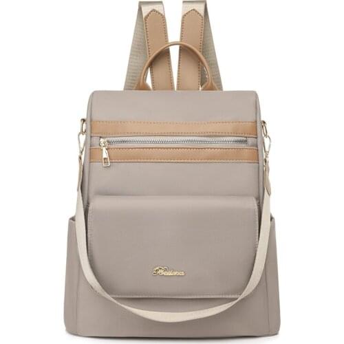 Anti-theft Women Backpack Purse School Bags for Teenager Girls Large Capacity Waterproof Nylon Backpack Female Travel Back Pack