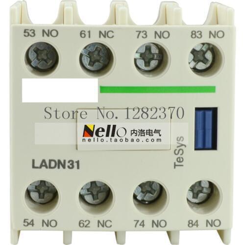 [ZOB] Authentic original contactor auxiliary contact being installed auxiliary contact 10A LADN31C 3 open 1 closed --10pcs/lot