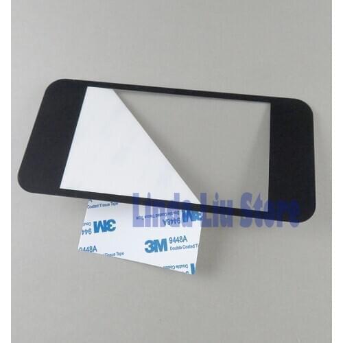 10pcs/lot Black White Plastic For New2DSLL Front LCD Lens Cover For Nintendo New 2DS XL LL Top Screen Protector