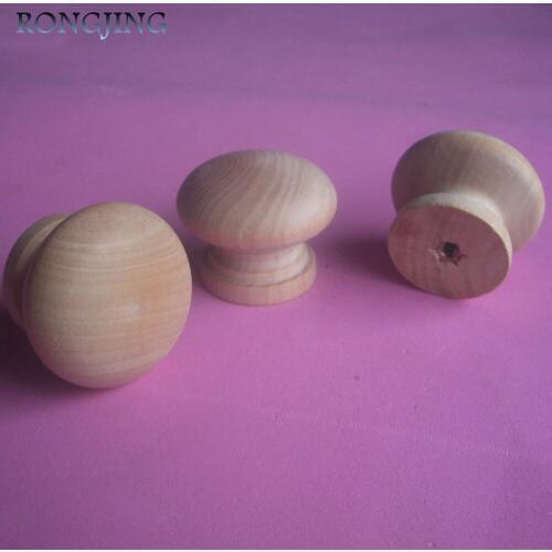 20x Wooden Kitchen Cabinet Drawer Knobs Mushroom Cupboard Handles Closet Cabinet Bars Superba Bedroom Furniture Solid Wood Pulls