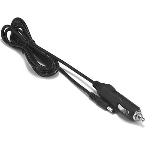 30pcs DC 5.5 x 2.1mm 12V 24V Car Charger Auto Cigarette Lighter Plug Connector 2m Cord For DVD Player Car Truck Bus Camera DVR