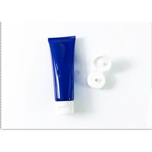 300pcs 120g 120ml Empty Soft Refillable Plastic Lotion Tubes Squeeze Cosmetic Packaging, Cream Tube Screw Lids Bottle Container