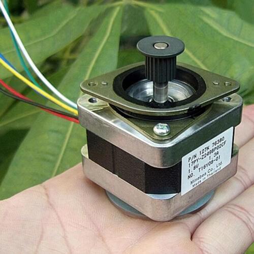 4-lead 42 Stepper Motor 42 motor 42BYGH 1.3A CE ROSH ISO CNC Laser and 3D printer With bracket + gear