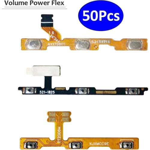 10Pcs/Lot，For Xiaomi Poco X3 F1 Mi A3 A1 5X 6X A2 Max2 Max 3Mix 2 3 Volume Button Power Switch On Off Button Flex Cable