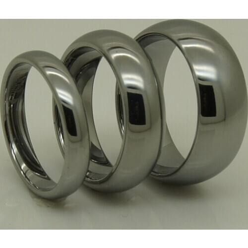 6mm dome confortable classic hi-tech scratch proof wedding tungsten ring
