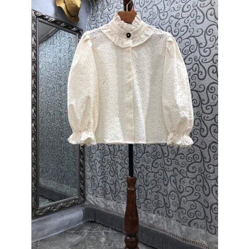 Aswomoye Collar Blouses
