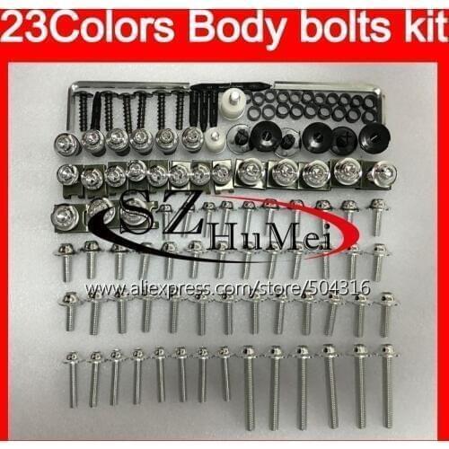 Fairing bolts full screw kit For HONDA CBR600F2 91 92 93 94 CBR600 F2 CBR 600 F2 1991 1992 1993 1994 Windscreen bolt screws Nuts