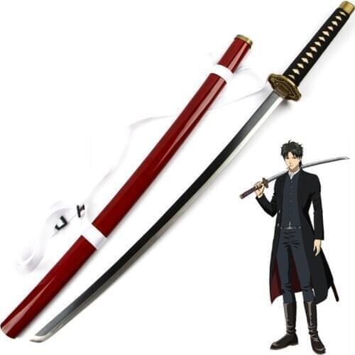 Silver Soul Gintama Hijikata Toushirou Wooden Sword Cosplay Prop