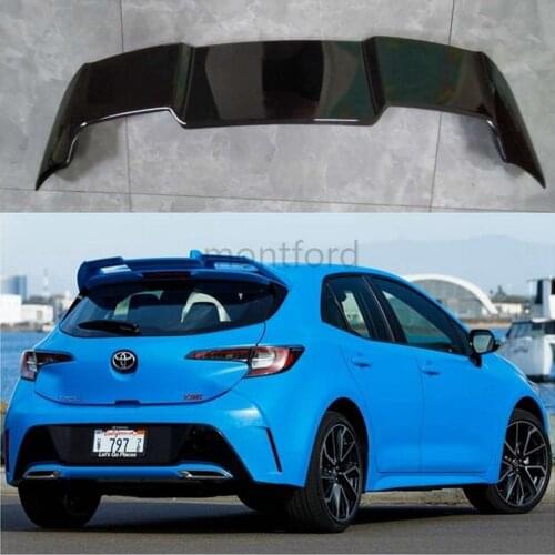 For Toyota Corolla Hatchback 2019+ New ABS Plastic Unpainted Primer Rear Trunk Wing Lip Spoiler Car Styling