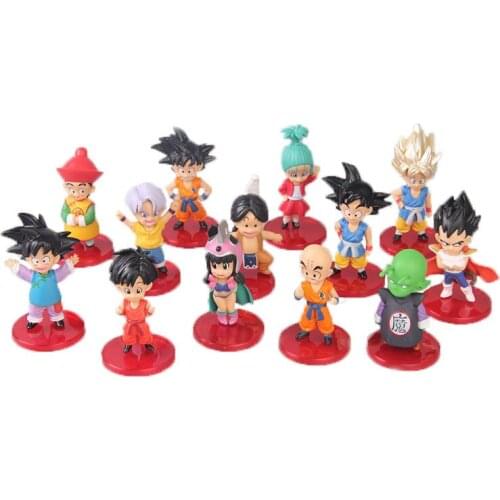 Dragon Ball Z Anime Figures A Set of 13 Action Figure Collections Model Doll Toys Kids Gifts