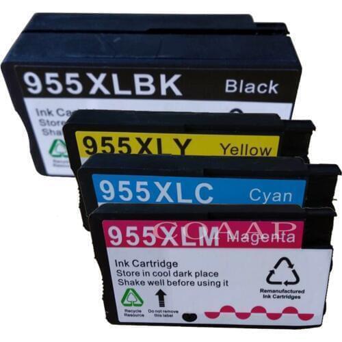 1 Set Compatible Ink Cartridge for HP 955 955XL for Officejet Pro 8702 8710 8715 8720 8725 8730 8740 Printer