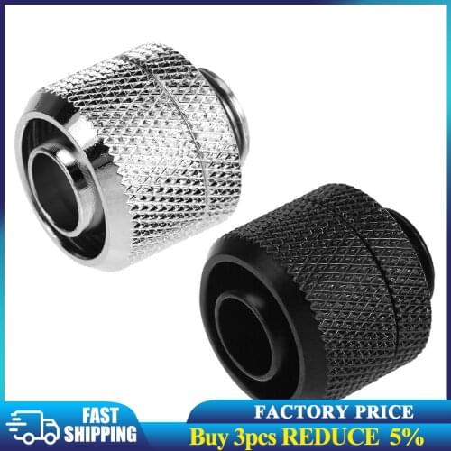 G1/4 Brass External Thread Hose Adapter Connector High Precision for 10x16mm PC Water Cooling System Tube