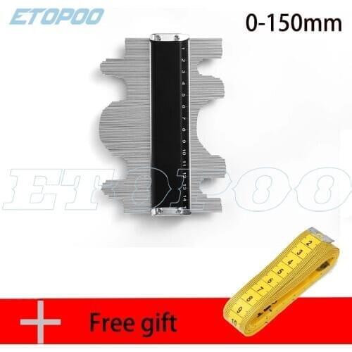 Shape Duplicator Multipurpose Measuring General Clear Metal Contour Gauge Professional Tiling Durable Laminate Measuring Tools